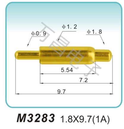 M3283 1.8x9.7(1A)pogopin 彈簧連接器