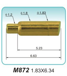充電器彈簧針M872 1.83X6.34