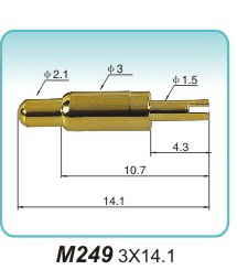 彈簧探針  M249 3x14.1