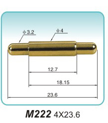 彈簧接觸針  M222  4x23.6