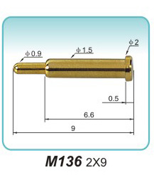 彈簧接觸針M136 2X9