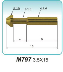 C網(wǎng)天線頂針M797 3.5X15