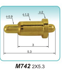 雙頭彈簧頂針M742 2X5.3