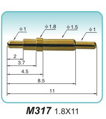 天線頂針連接器M317 1.8X11