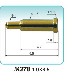 彈簧接觸針  M378   1.9x6.5