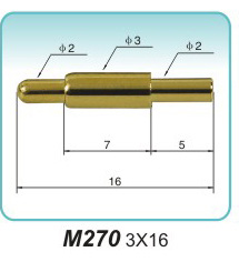彈簧探針 M270 3x16