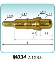電流觸針M034 2.1X8.0