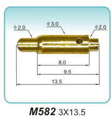 電源接觸頂針  M582  3x13.5