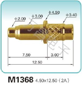 M1368 4.50x12.50(2A)pogopin