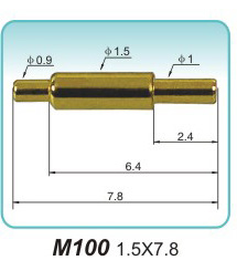 彈簧接觸針M100 1.5X7.8
