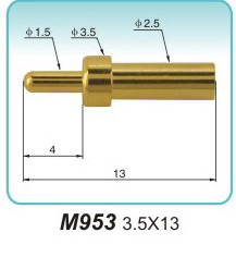 彈簧接觸針M953 3.5X13