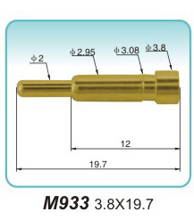 座充彈簧探針M933 3.8X19.7