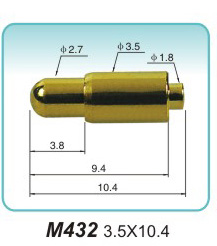 探針連接器  M432  3.5x10.4