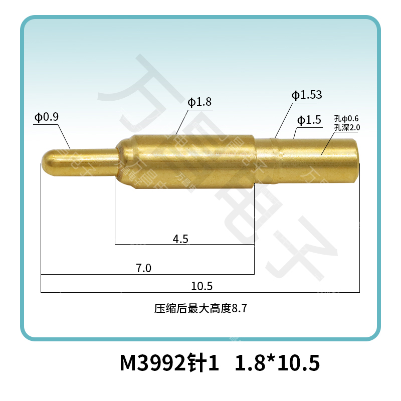 M3992針1(3A) 1.8*10.5